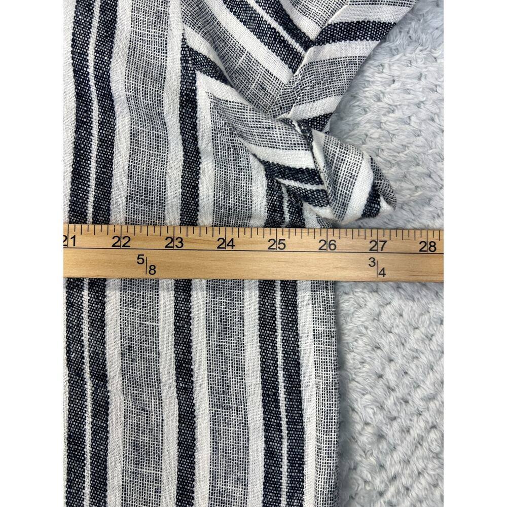 New Adrienne Vittadini Womens Linen Shirt Dress XXL Boho Cottagecore Minimalist - Picture 15 of 16